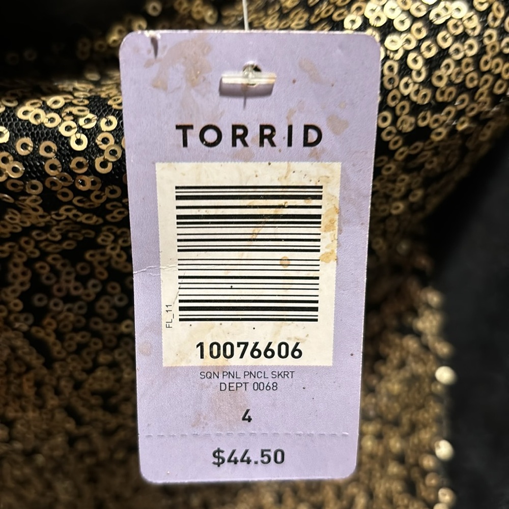 Torrid Sequin Inset Skirt - Picture 2 of 2